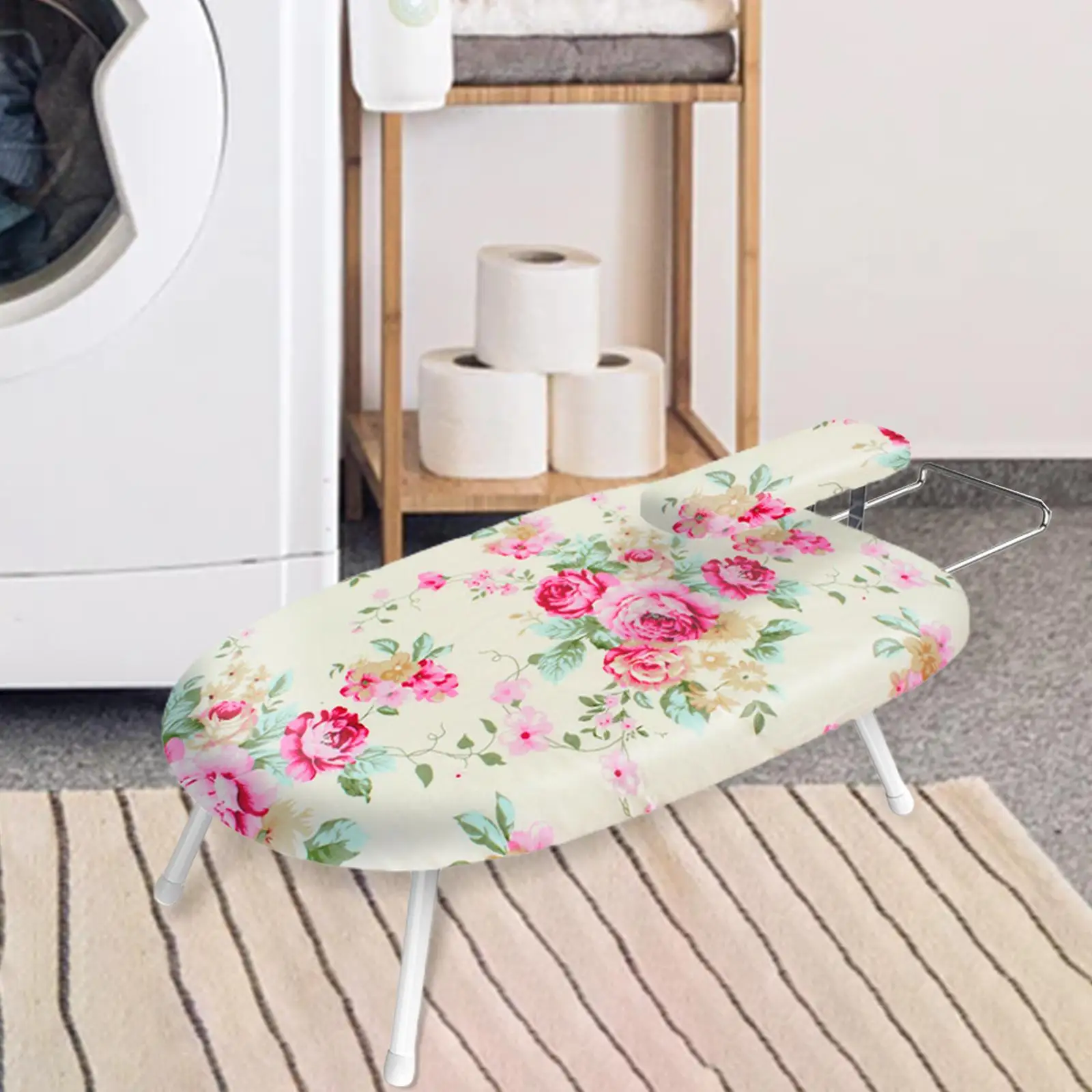 Countertop Ironing Board with Fixed Sleeve Folding Portable for Home Ironing Clothes