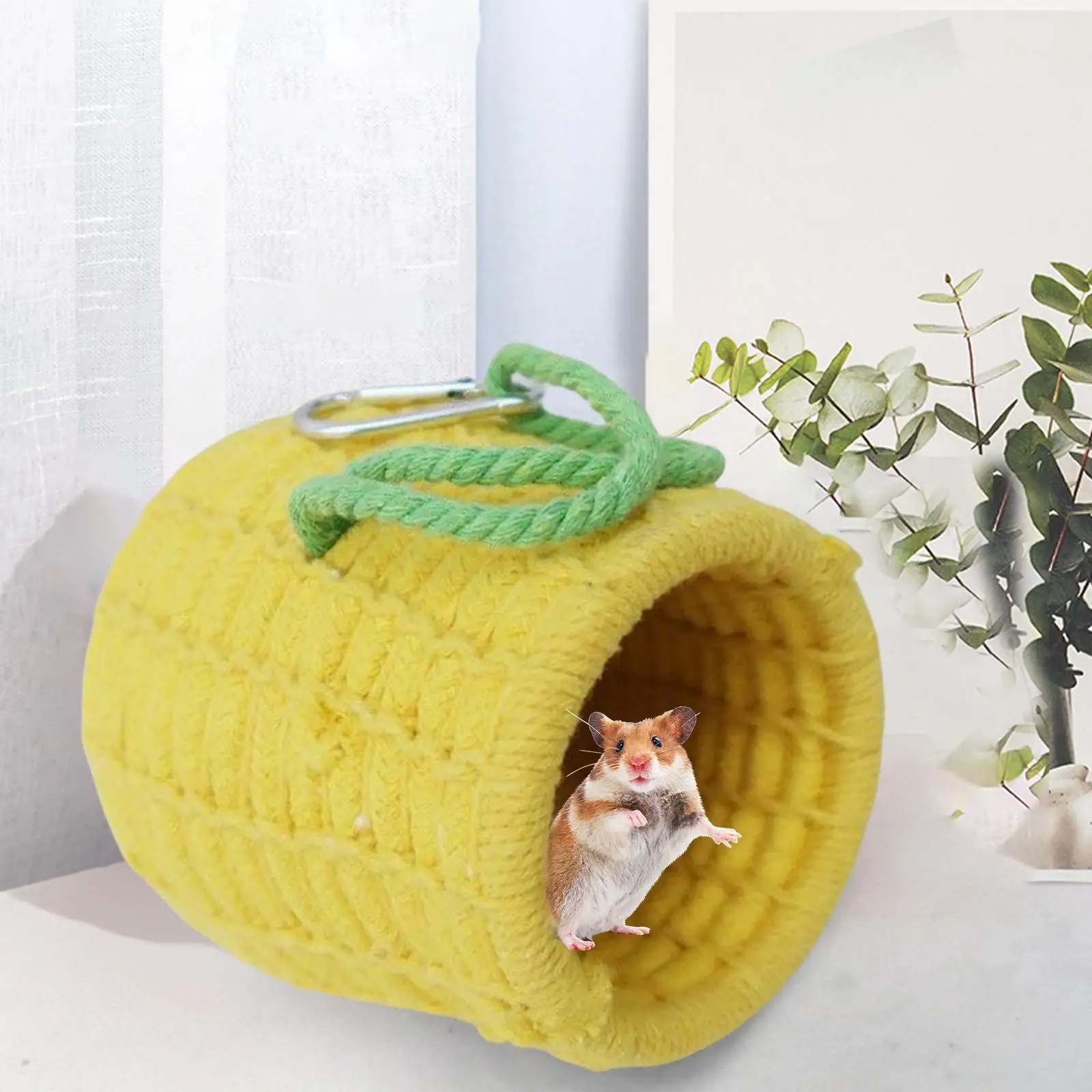 Winter Warm Bird Nest Cage Toy Hanging Budgie Parrot Cage Cave Bed for Pet