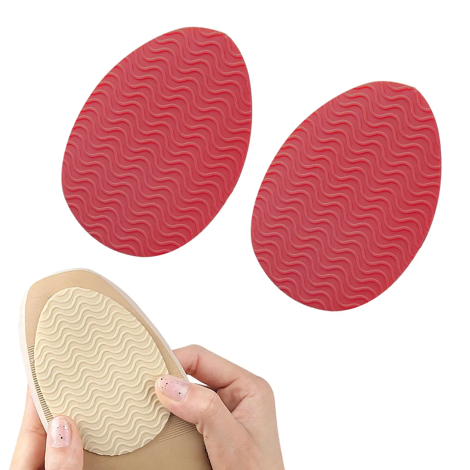1 Pair Non Slip Shoe Pads Anti Slip Rubber Sole Protectors Sole Stickers for High Heels