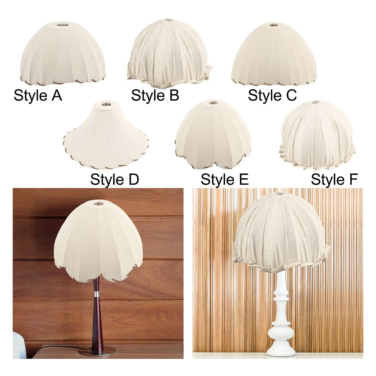 Tabletop Lamp Shade Desk Light Shade for Restaurant Living Room Farmhouse