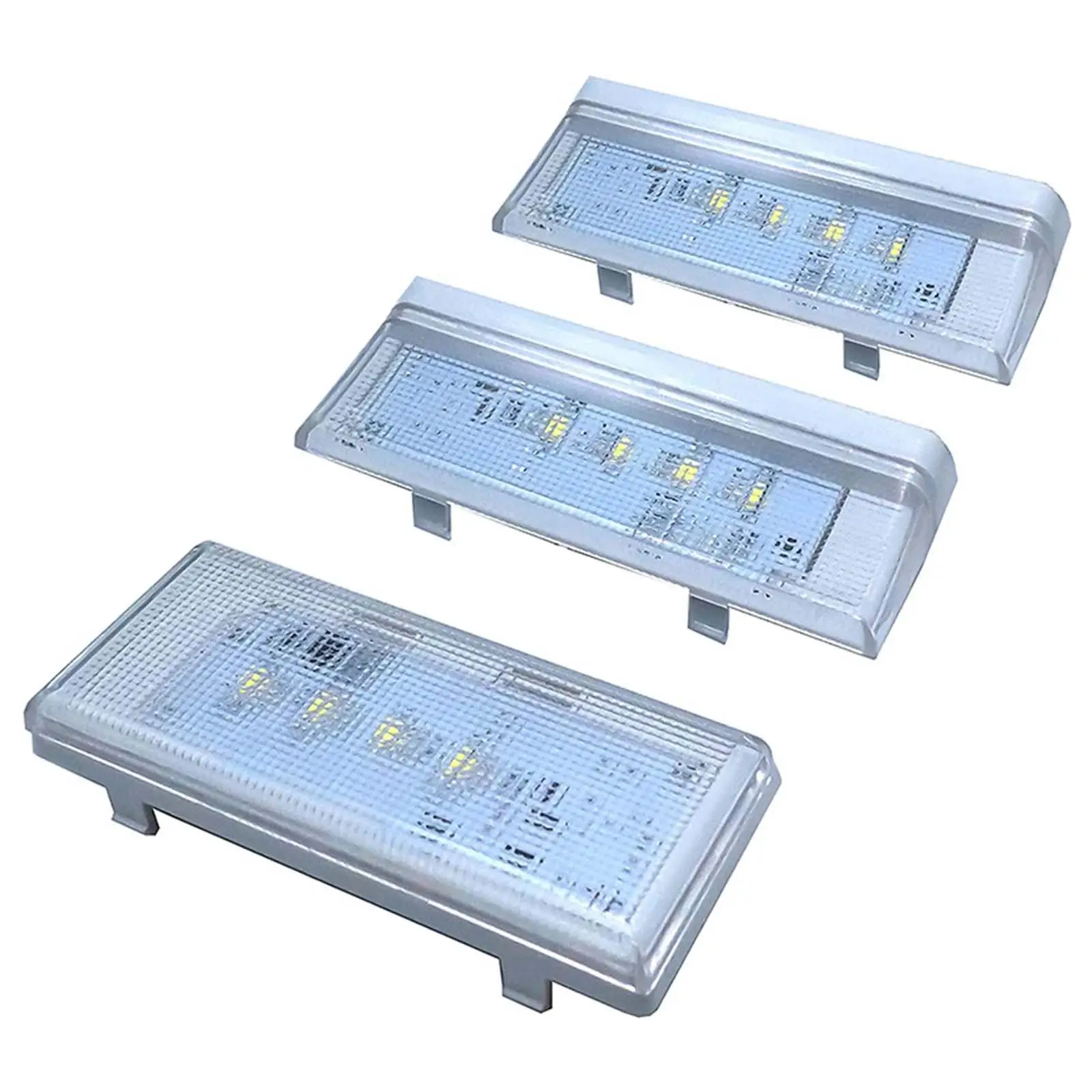 Refrigerator LED Light 2Pcs W10515057 & 1 Pcs W10515058 Durable Accessories Spare Part Upgraded Part for PS11755866 AP6022533