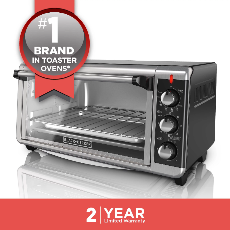 Title 5, BLACK+DECKER 8 Slice Extra-Wide Stainless Steel...