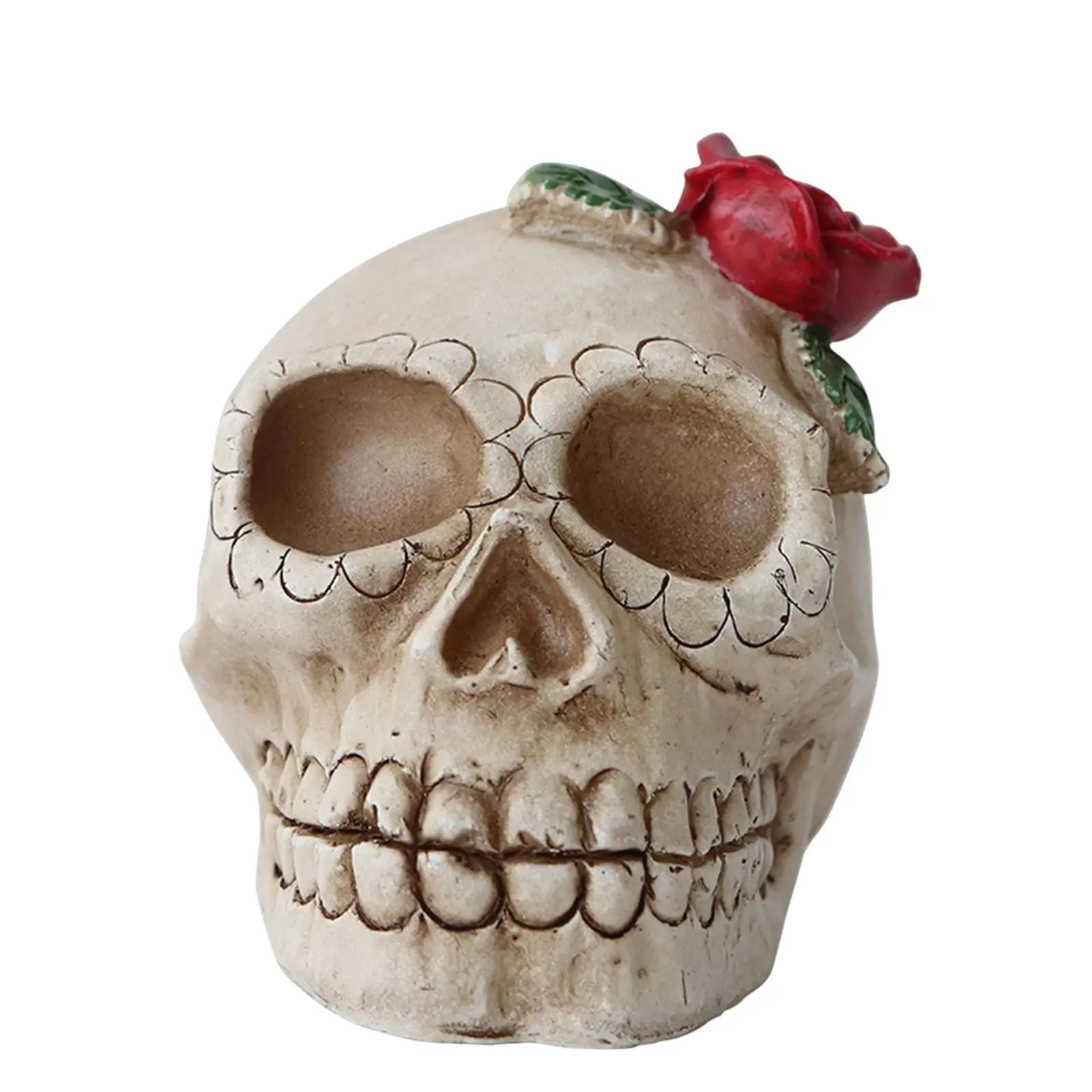 Horror LED Halloween Skull Lamp Adults Kids Battery Powered Festival Atmosphere Light for Pathway Holiday Party Lawn Farmhouse