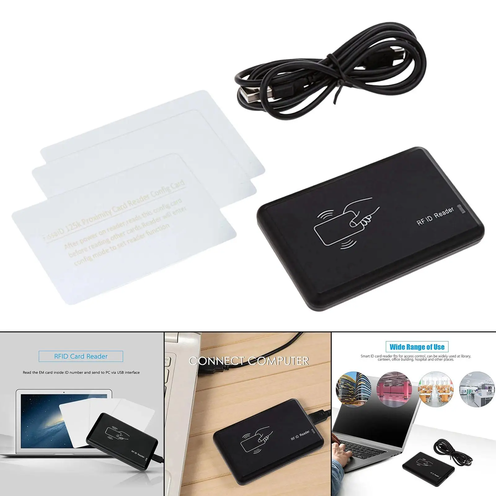 Contactless ID Card Reader USB ID Card Reader USB Card Reader for Control