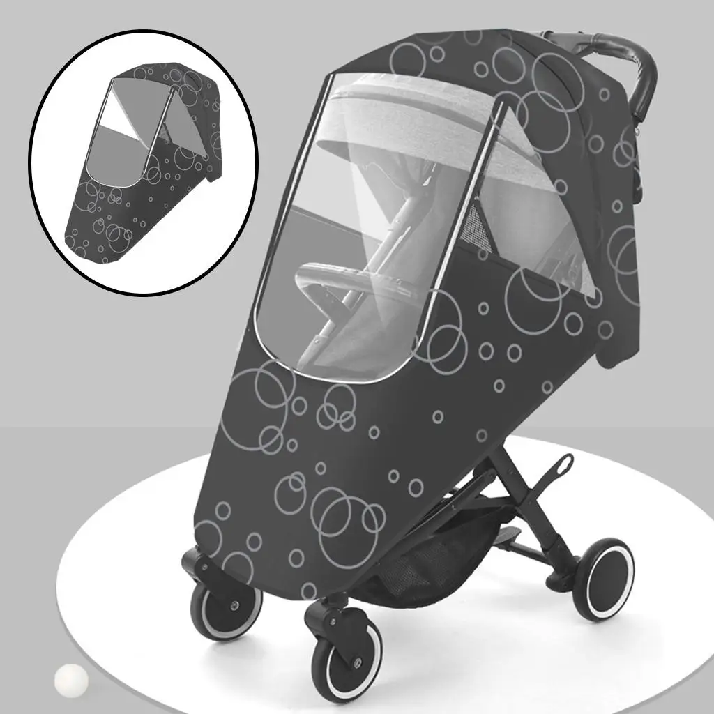 Stroller Rain Cover, Universal Stroller , Raincoat, Windproof Protection, Dust And Water Protection