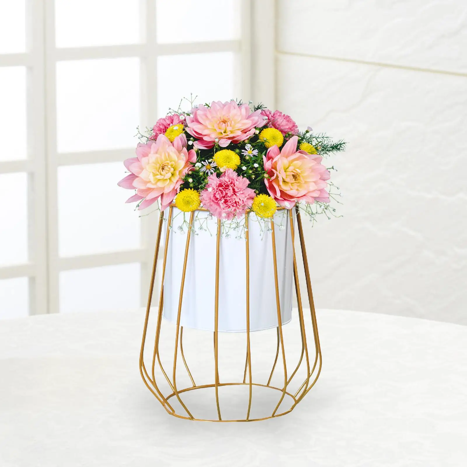 Metal Planter Stand Props Tables Flower Pot Holder for Wedding Party Home