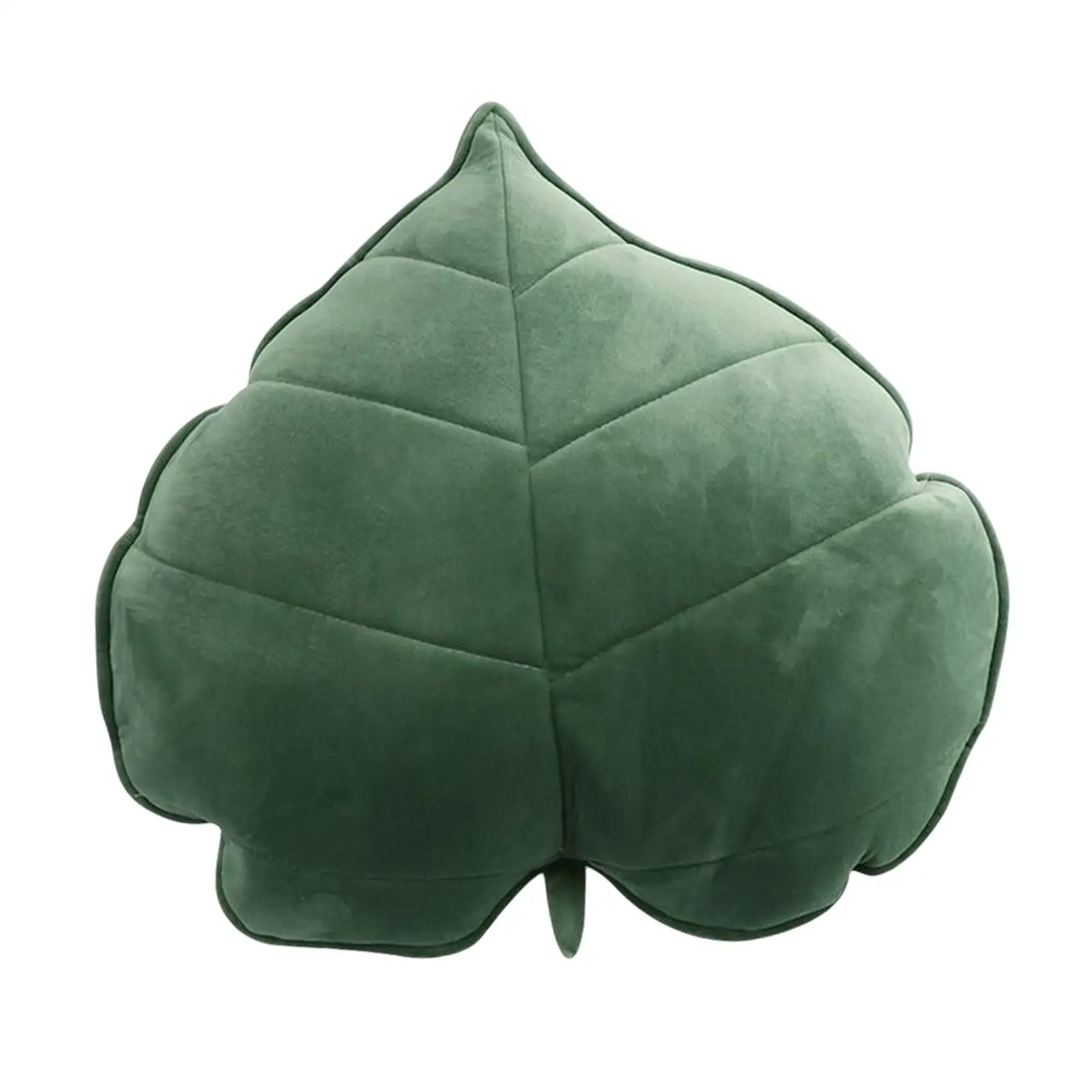 Adorable Seat Cushion Soft Doll Throw Pillow Ornament Exquisite Workmanship Leaf Plush Hug Pillow for Sofa Children Room Couch