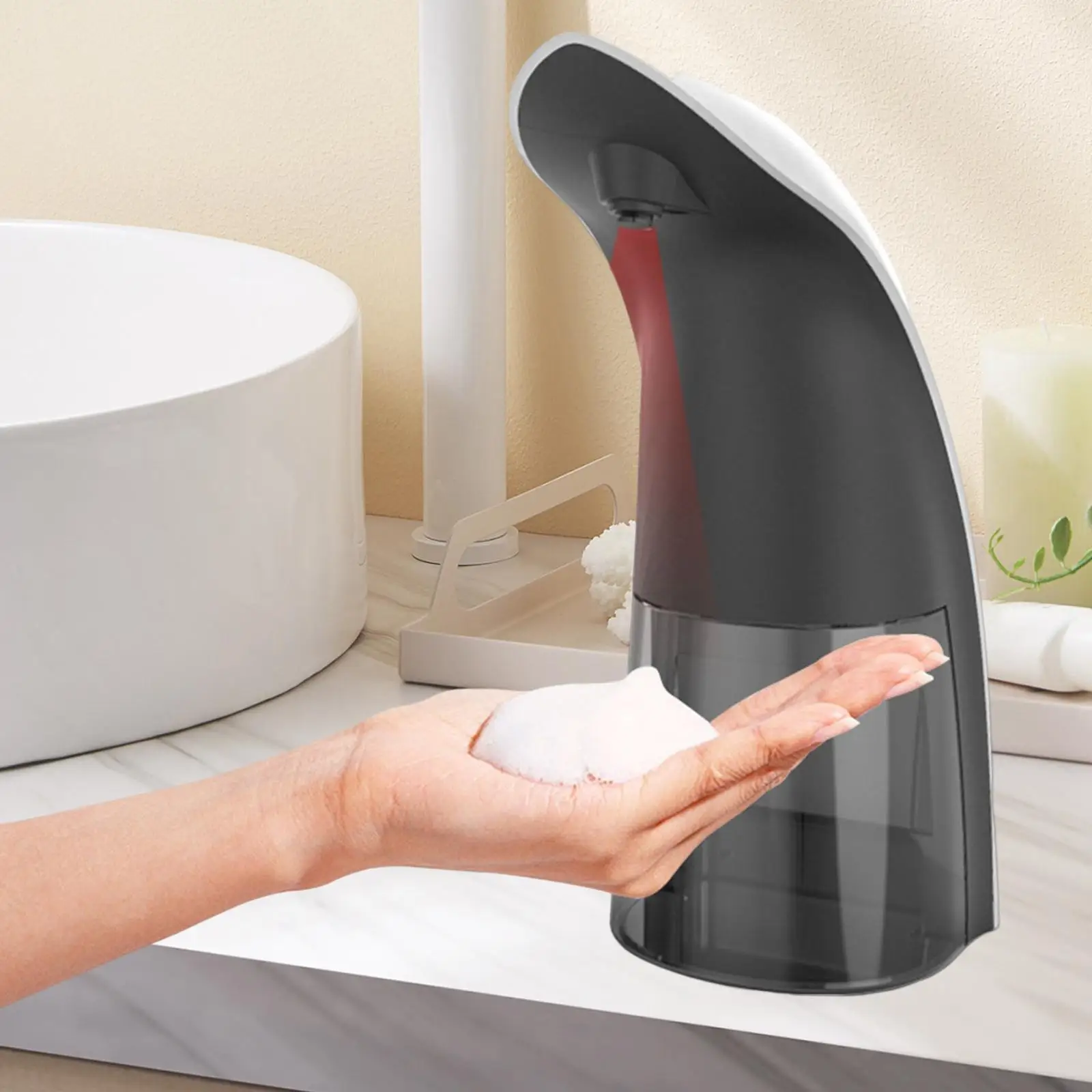 Automatic Soap Dispenser Hand Washer Hands Free Non Contact Liquid Foam Machine Infrared Sensor for Restaurant Bathroom Hotel