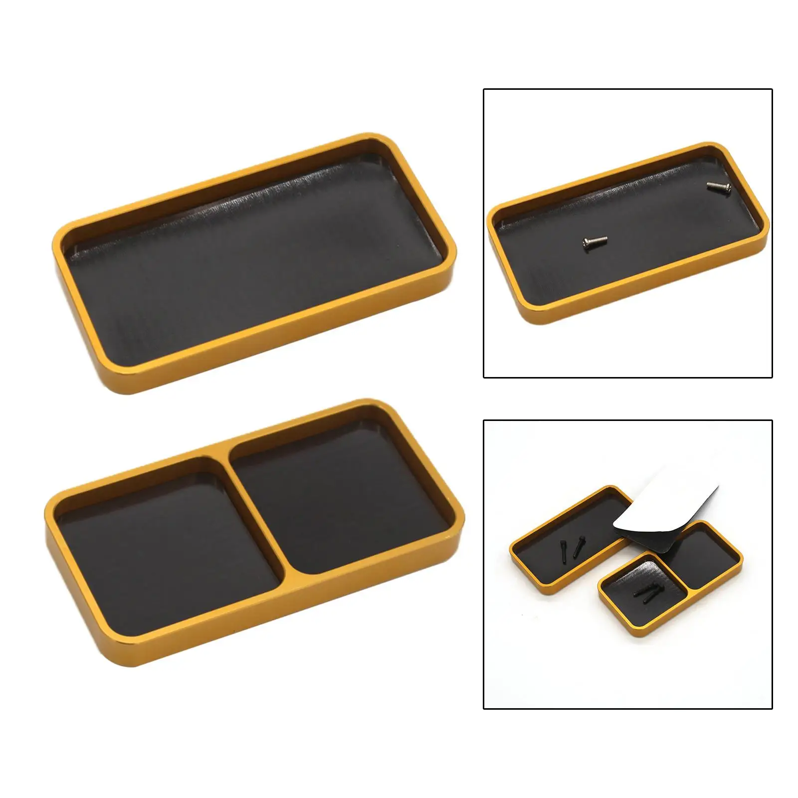 Alloy Screw Tray  Storage Box-Small Screw Plate Tools-Screw Disk Dish for RC Model Mobile Repair Phone Repair
