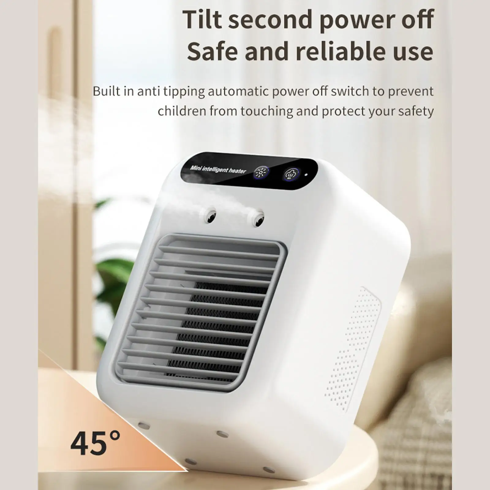 Heater Fan with Humidifier Household Space Heater for Home Winter Indoor Use