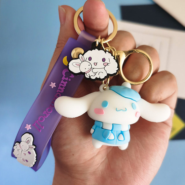 NINELEO Cute Cartoon Color-Changing Bear Keychain Christmas Gift , Kawaii Keychains Cartoon Boy Girl Backpack Charms Women Men Car Key Ring, Men's