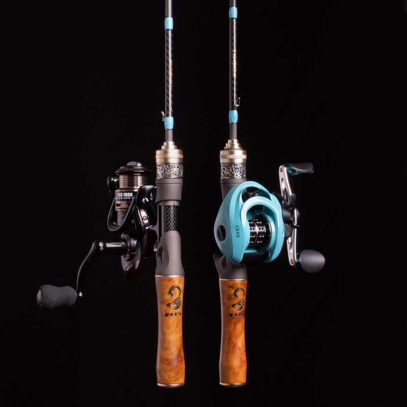 Title 3, Ultra-Light Fishing Rod Carbon Fiber Spinning/C...