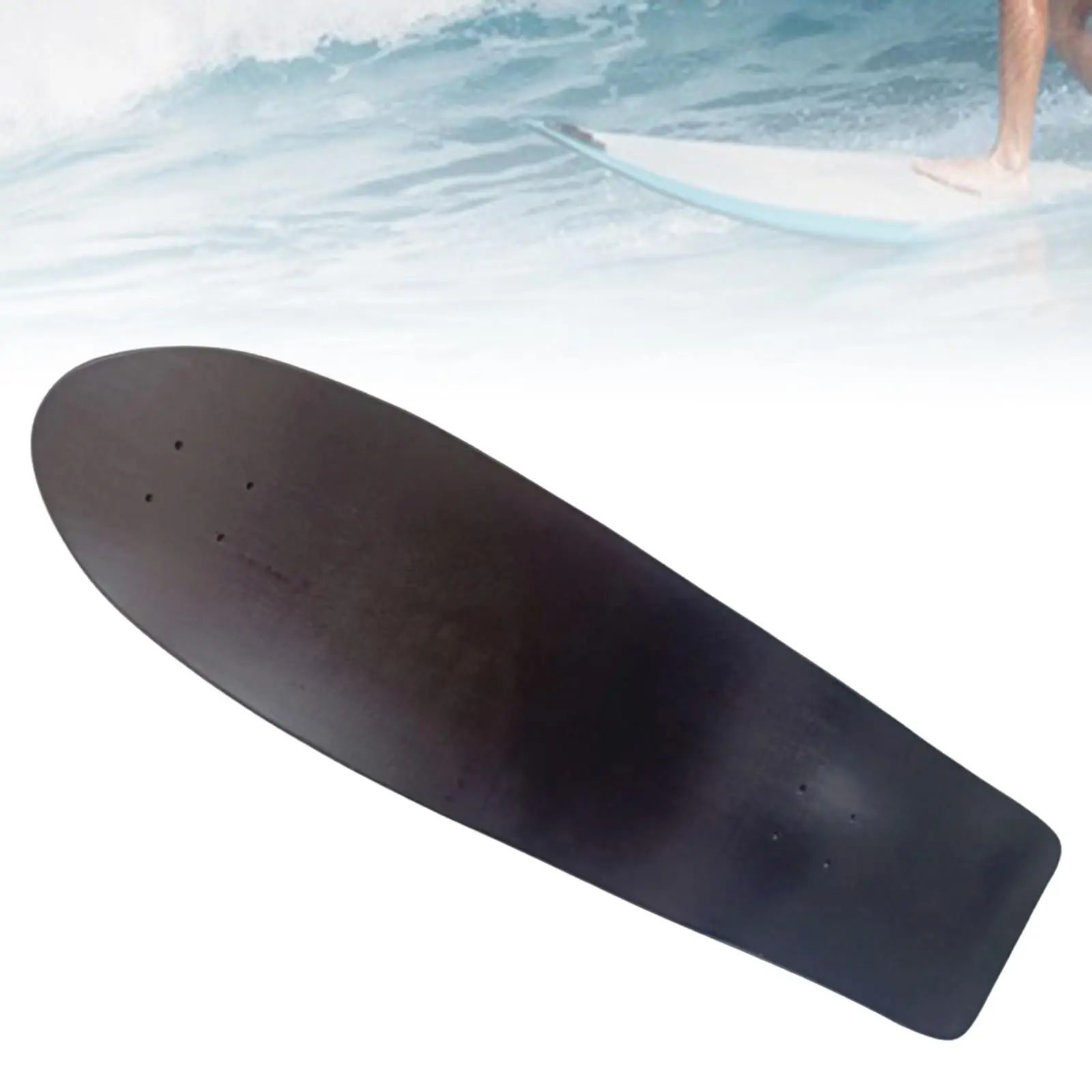 Skateboard Deck 34inch Land Surfboard Skate Board Blank Single Rocker Board