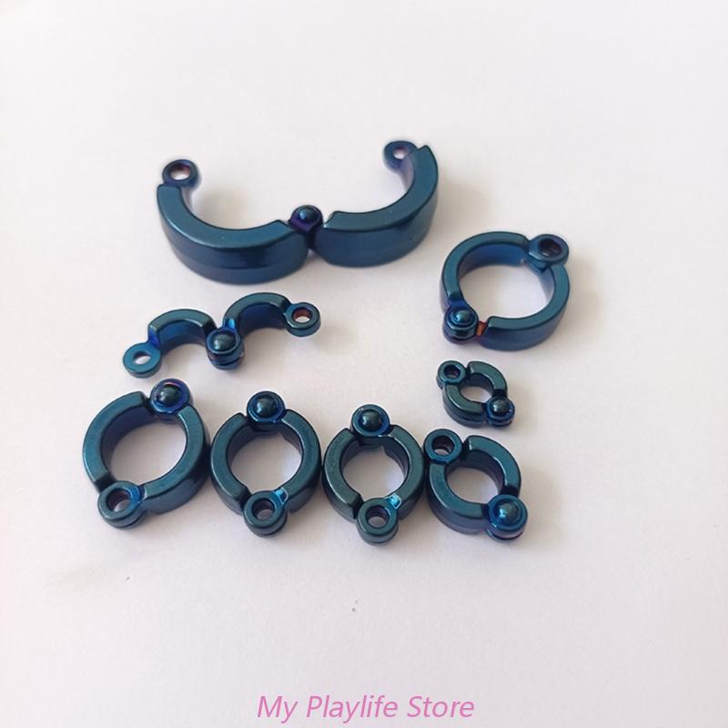 Title 8, Parrot Foot Rings Metal Pet Bird Leg Rings Outd...