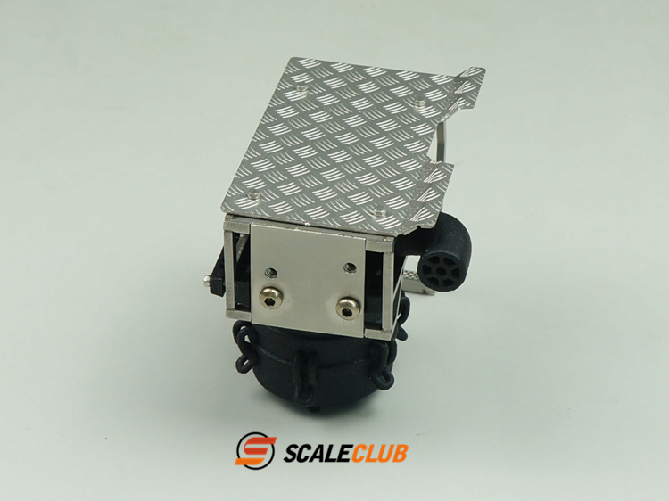 1 Set Scaleclub Modell 1/14 für Iveco Luftfilter Lufteinlass Metall-Treppenstufenmodell – Detail 13