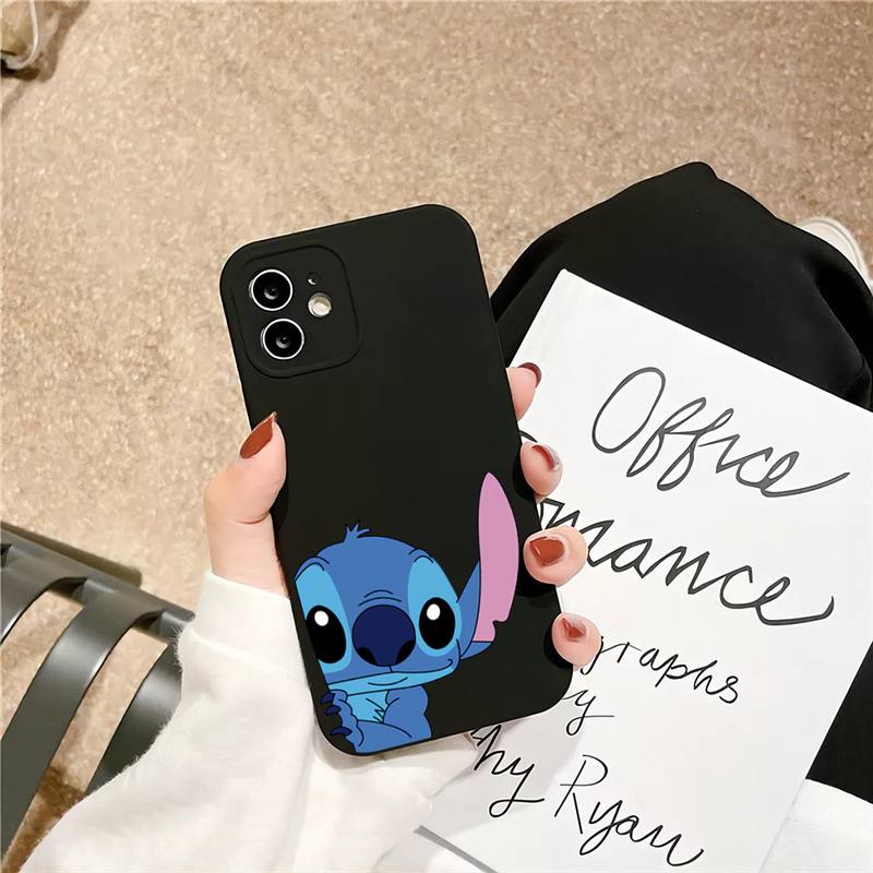 iphone 13 pro phone case Stitch Cute Couple Girlfriends Phone Case Funda Shell For IPhone Xs X Xr 6 6s 7 8 Plus 13 12 11 Pro Max Mini SE2020 Luxury Cover iphone 13 pro max wallet case