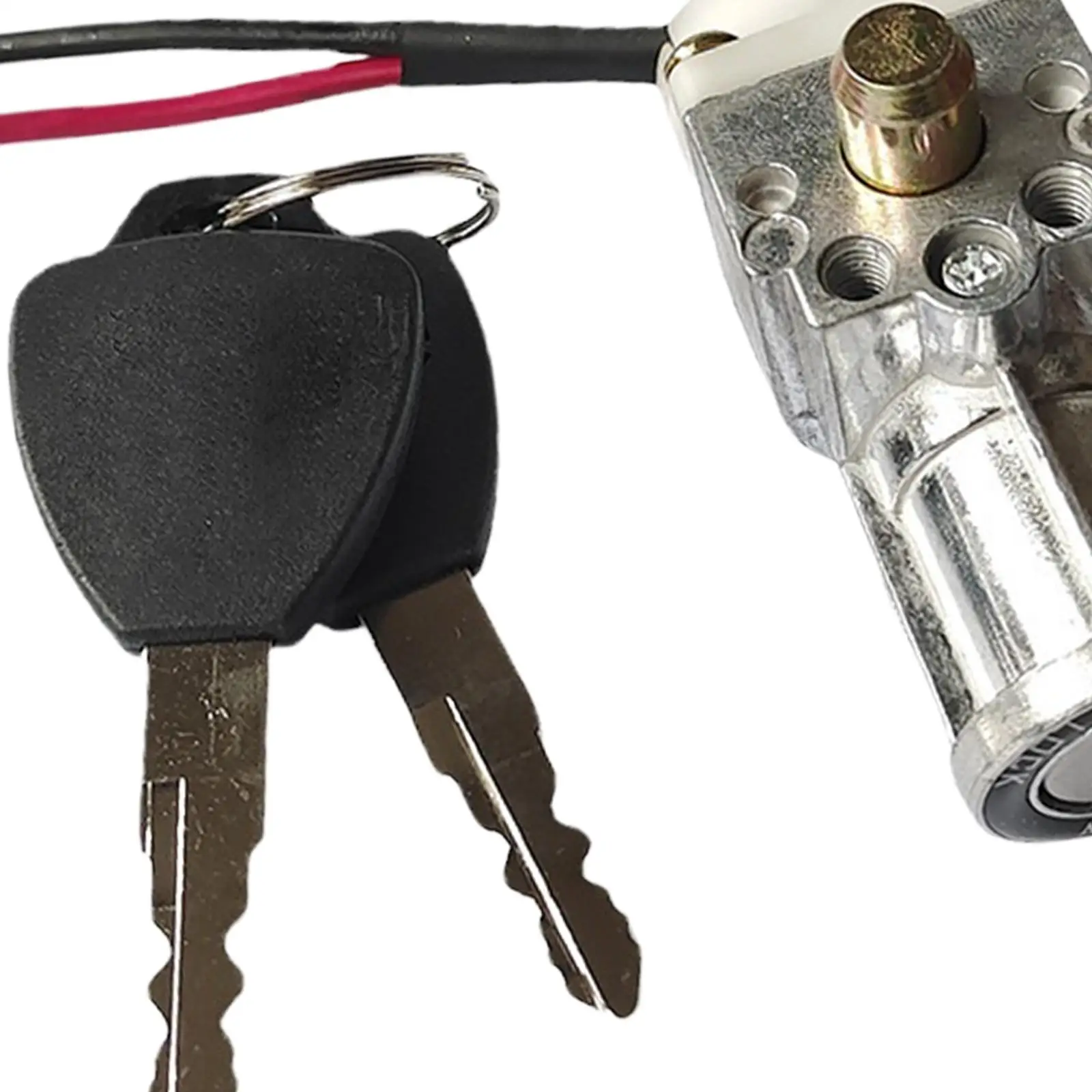 Battery Casing Lock Waterproof 6.9cm on/Off Key Switch Motorcycle Battery Locks
