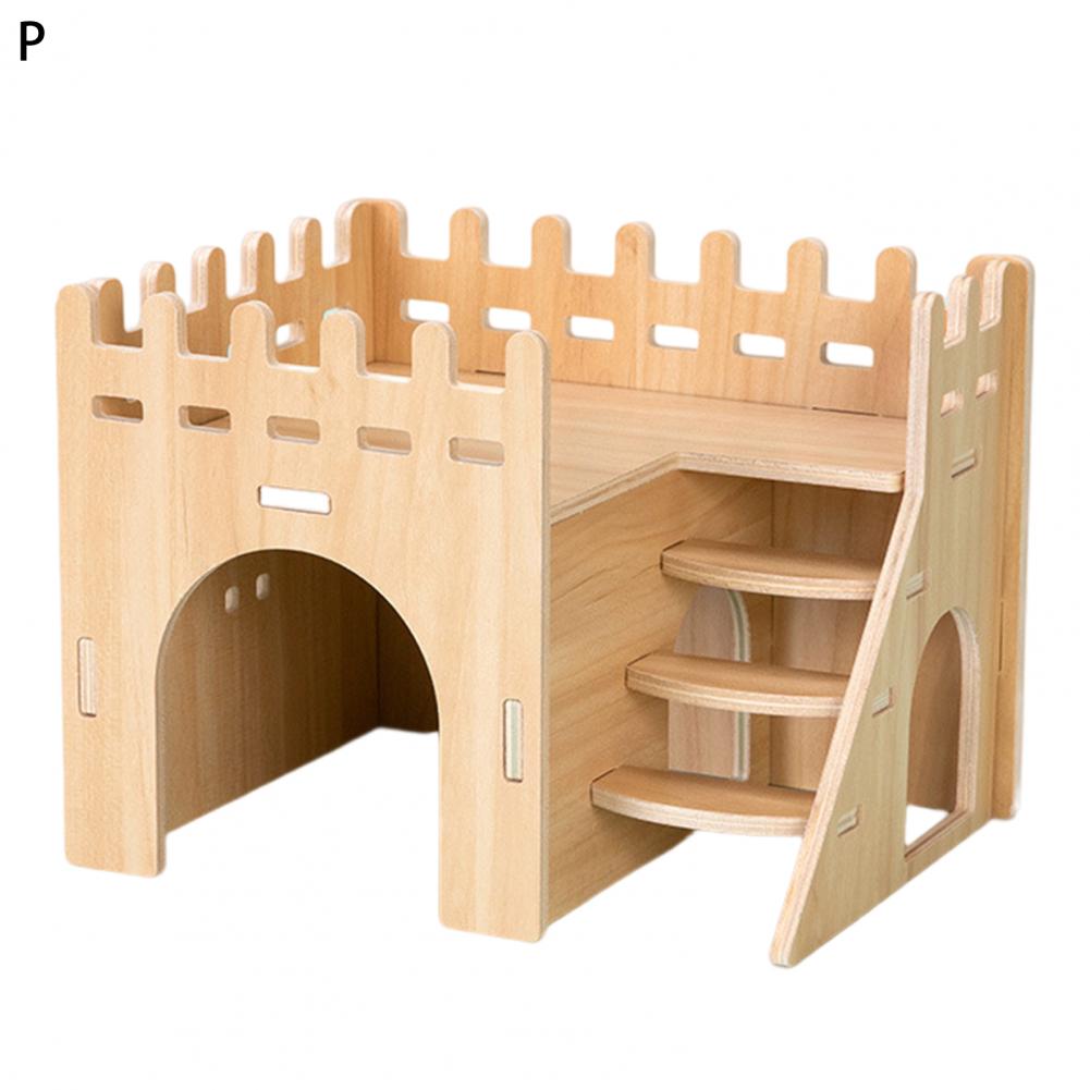 Title 13, Pet Hamster Toys Wooden Bridge Seesaw Swing Toy...