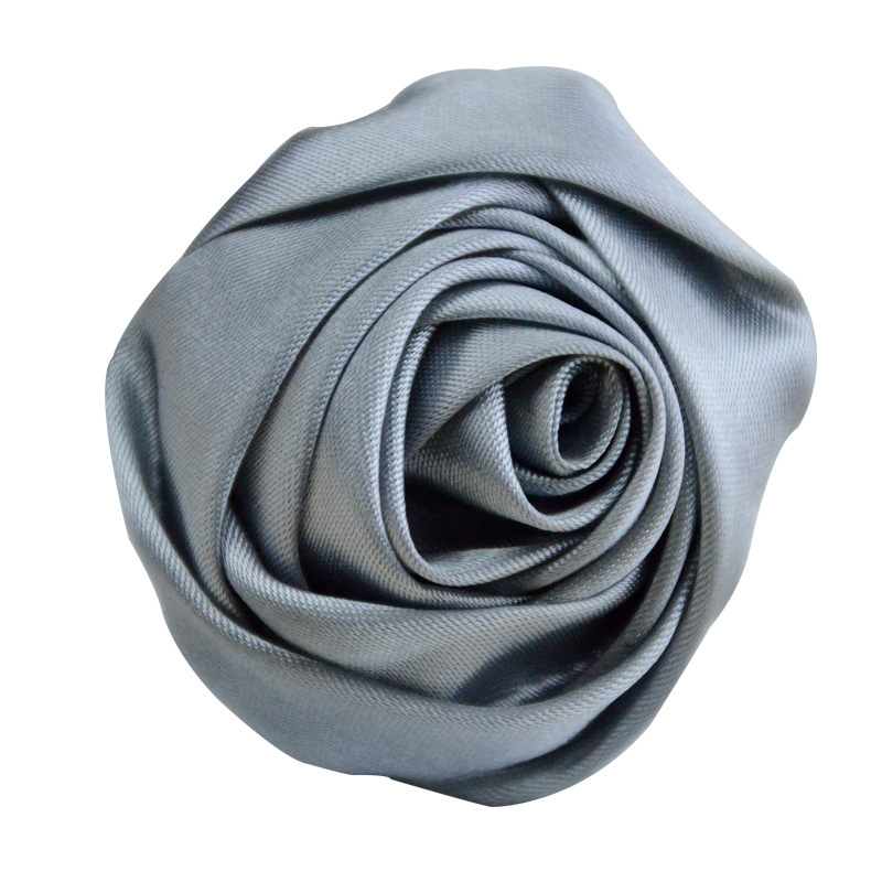 4PCS/lot 5.5cm Satin Fabric Handmade Three-Dimensional Simulation Rose Bud Wholesale DIY Jewelry Shoes And Hat Accessories