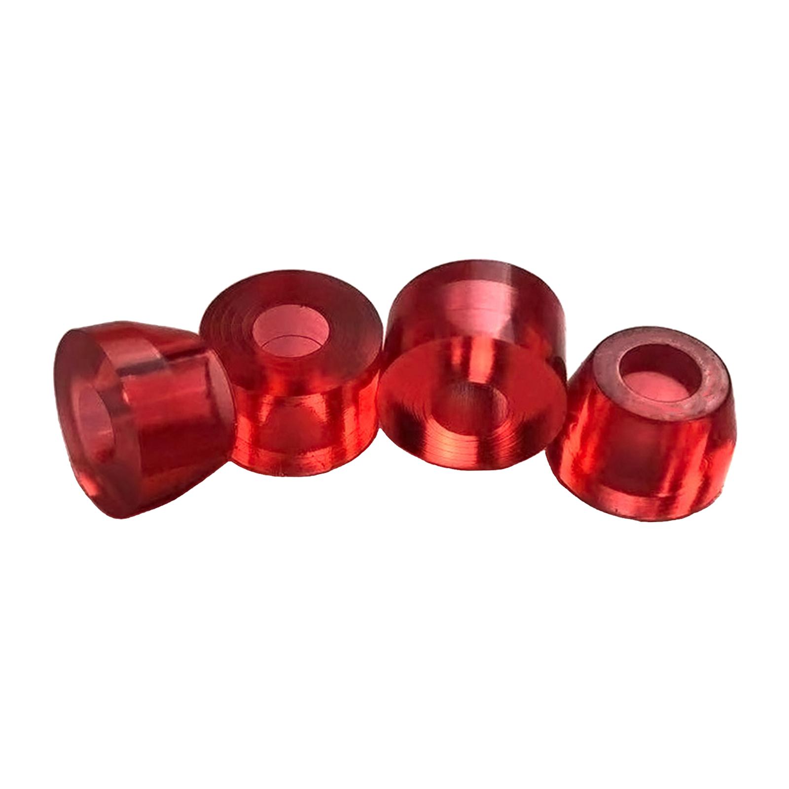 4X 4x Skateboard Truck Bushing Longboard 90A Rebuild Kits Shock Absorber Red