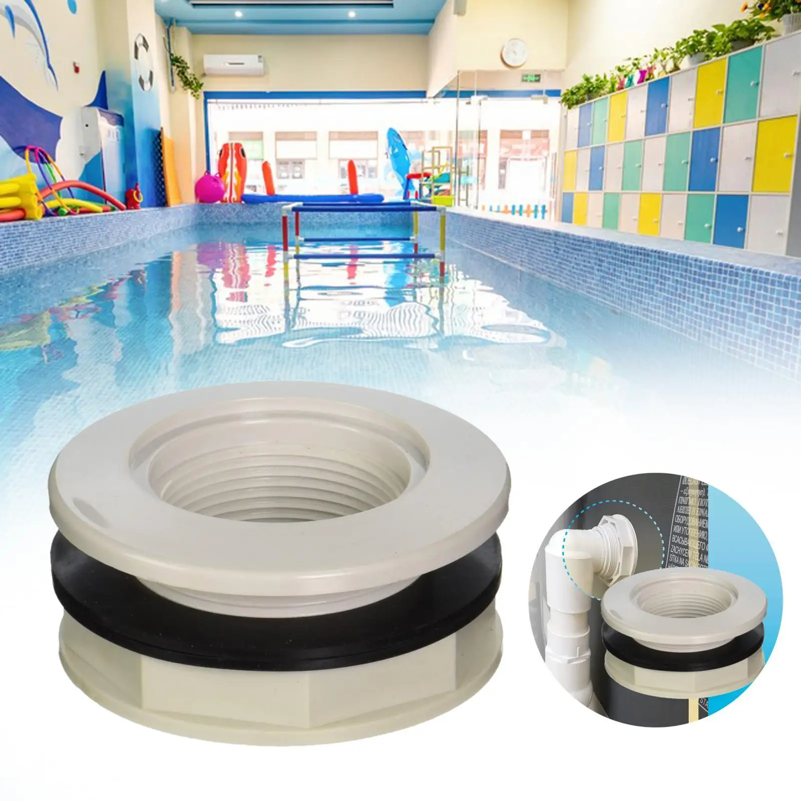 Fip Inlet Return Fitting Directional Flow Inlet Fitting 1.5`` Opening Directional Flow Inlet Fitting for Pool Accessories