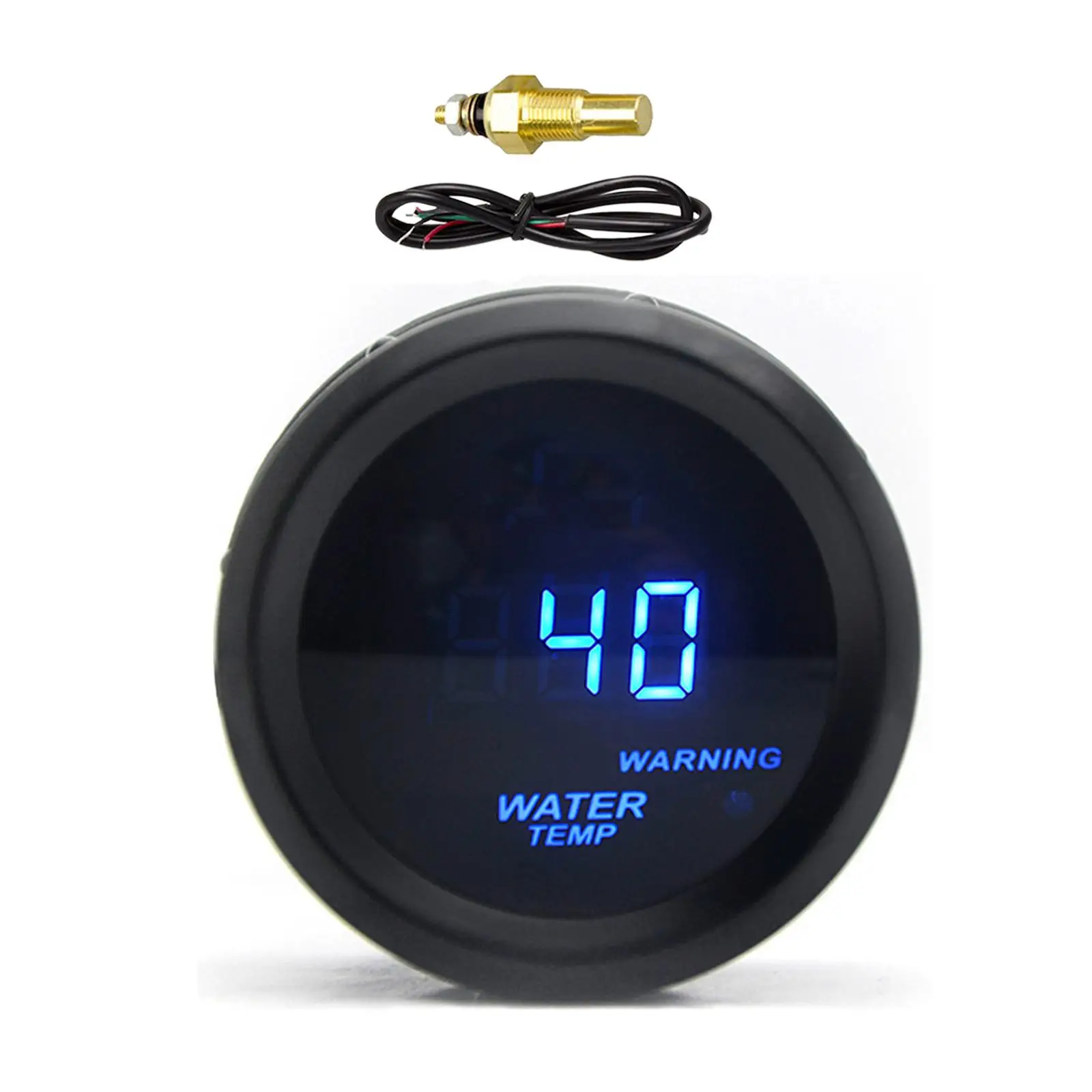 2inch 52mm Digital Water Temp Gauge 12V Water Temp Meter for Automotive