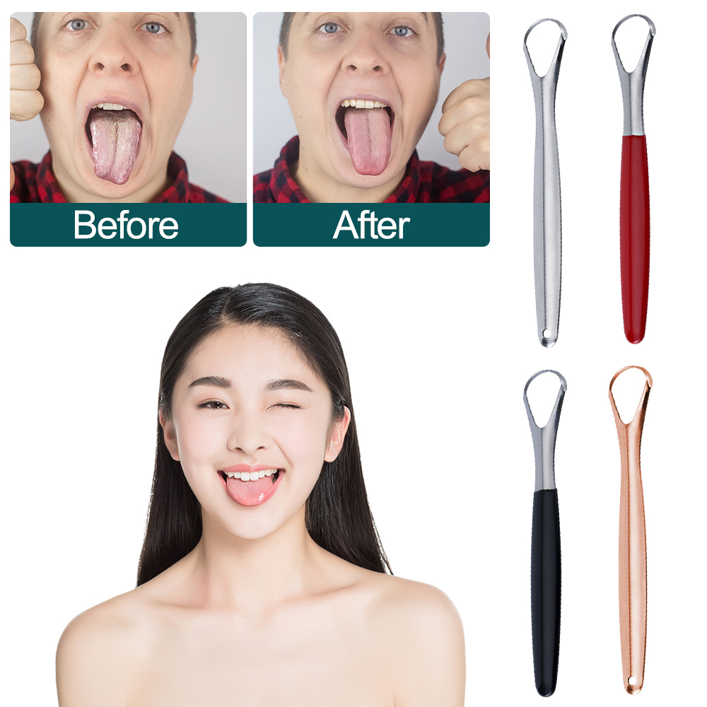 Best of 1pcs Tongue Cleaning Scraper Stainless Steel Tongue Cleaning Tools For Adults Tongue Scraper For Oral Hygiene Fresh Breath Reviews & Tips