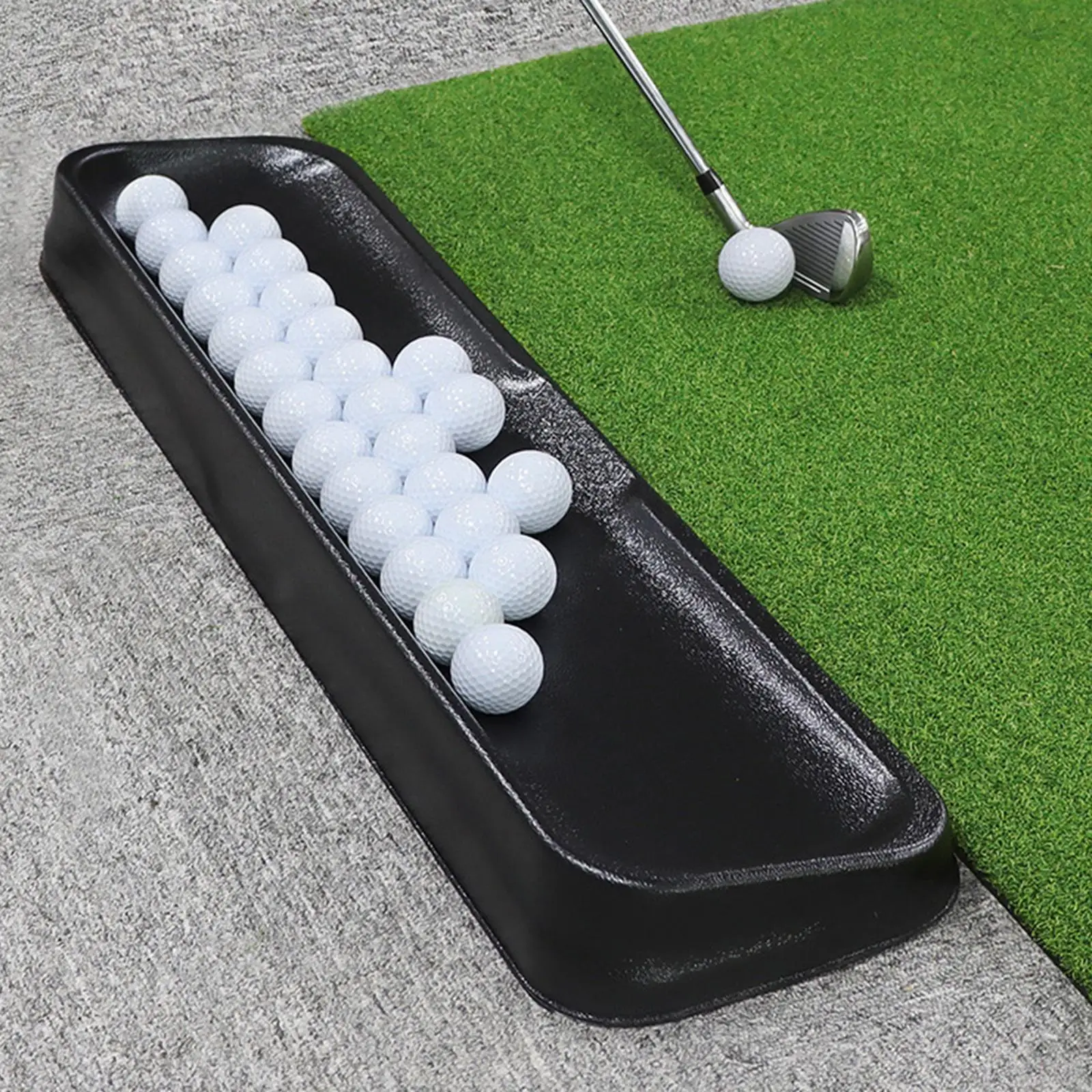 Heavy Duty Golf Ball Holder Durable Driving Range Golf Ball Tray Golfer Accessory