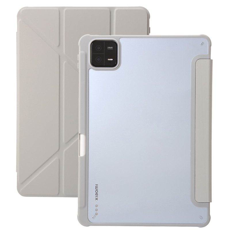 coque pour xiaomi pad support arrière transparent en smart cover pour xiaomi mi pad pro étui avec