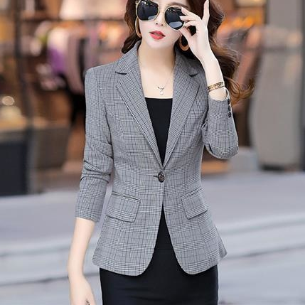 Title 12, Giacca da donna Slim Fit Office Lady Blazer Cap...