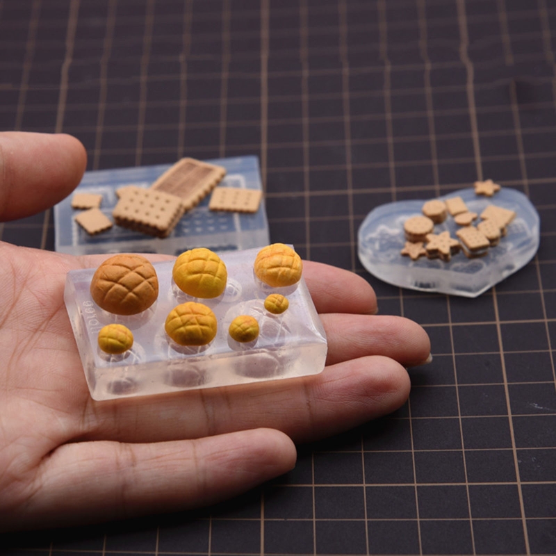 DIY Crafts Casting Baking Tool Mini Food Dessert Crystal Epoxy Resin Mold Cake Candy Chocolate Silicone Mould Wholesale