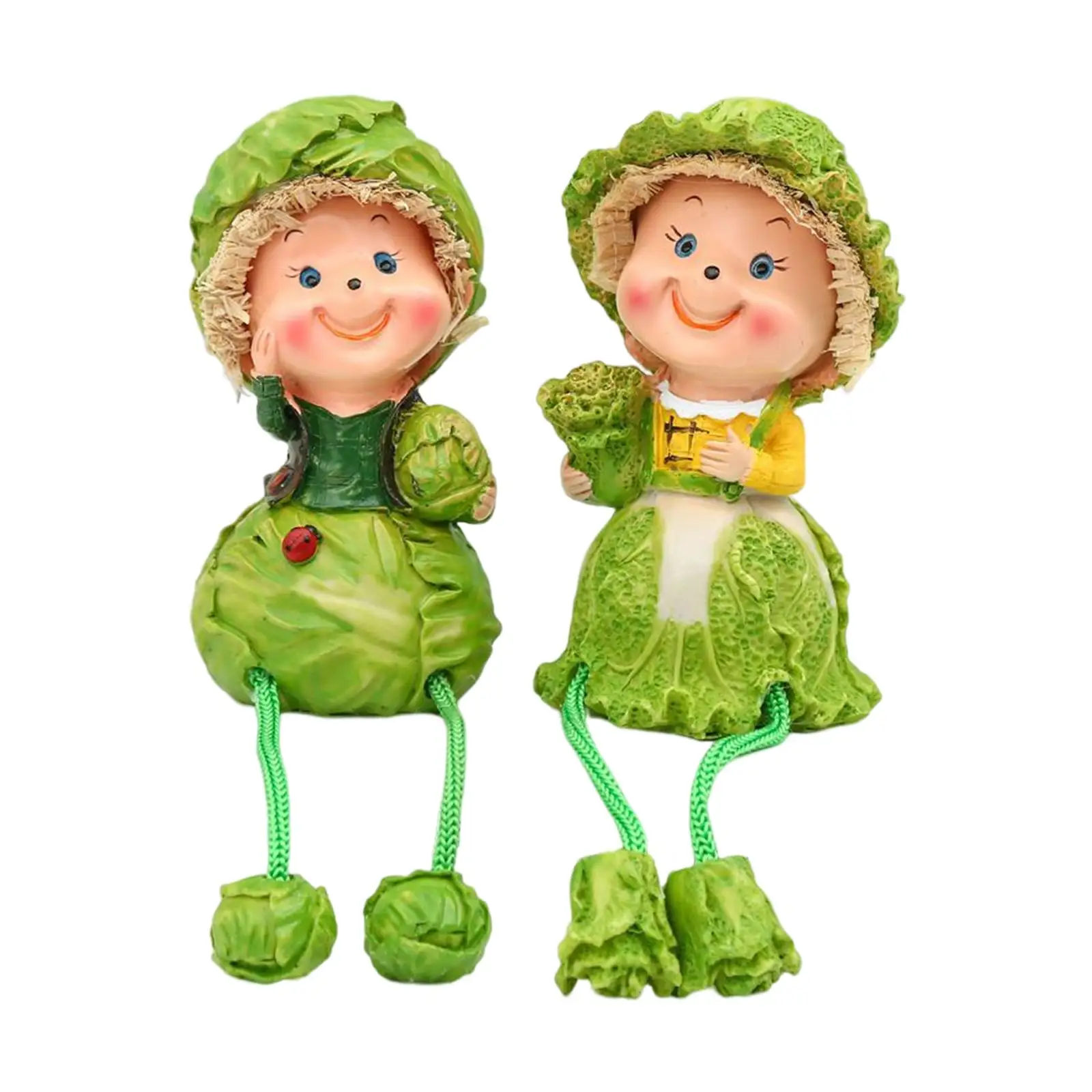 2x Hanging Foot Doll Figurine Sculpture Resin Statue for Table Party Decors