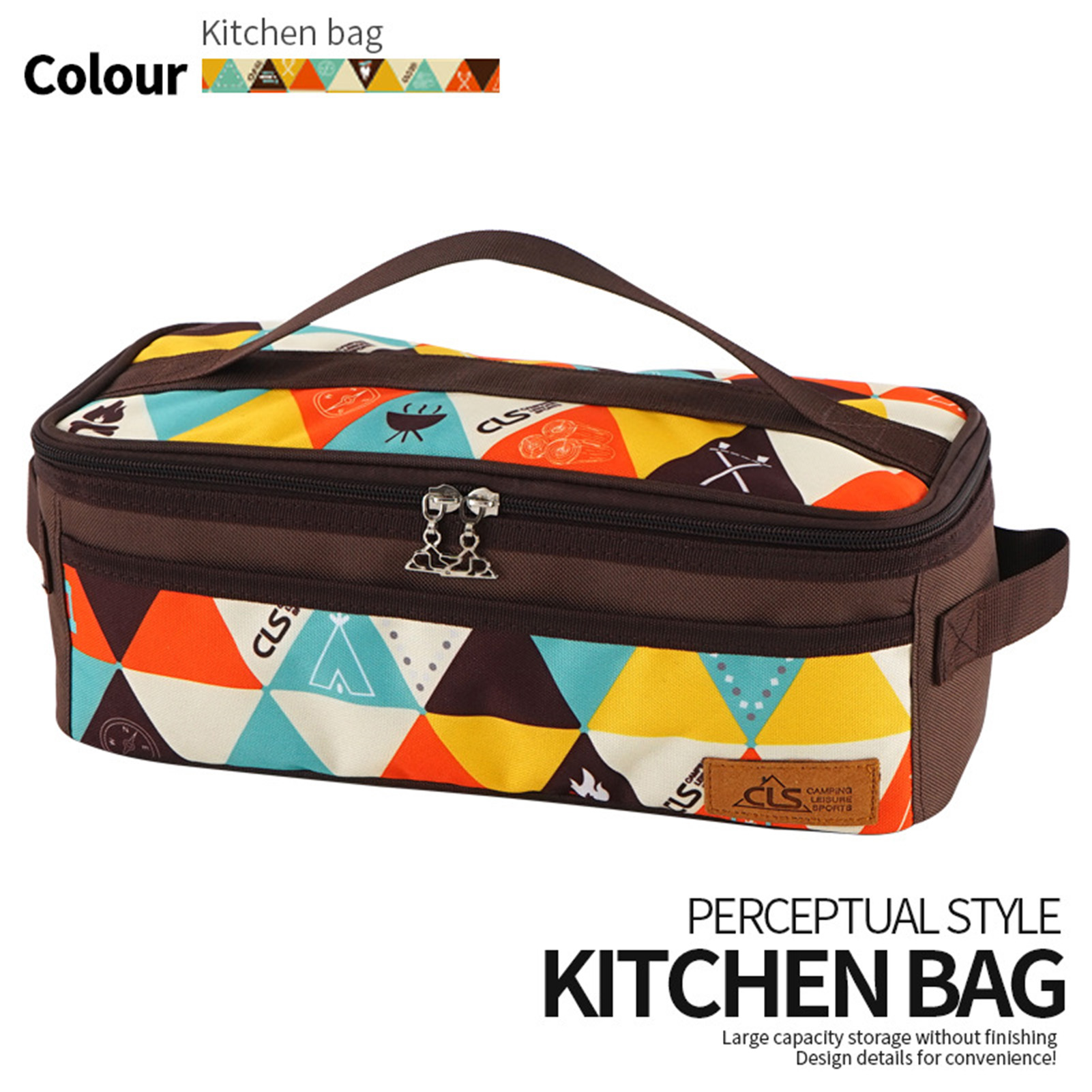 Description Picture 4 of item1PC Outdoor Portable Camping Cooker Storage Bag Camping Supplies Kitchen Cookware Storage Tools Picnic Bags