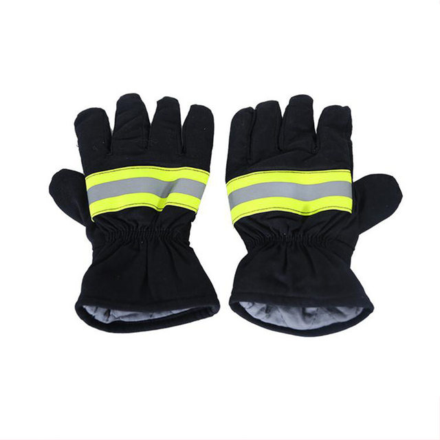 Guantes ignífugos con cinturón reflectante, resistentes al desgaste,  antideslizantes, de seguridad, productos de protección contra incendios,  color negro - AliExpress