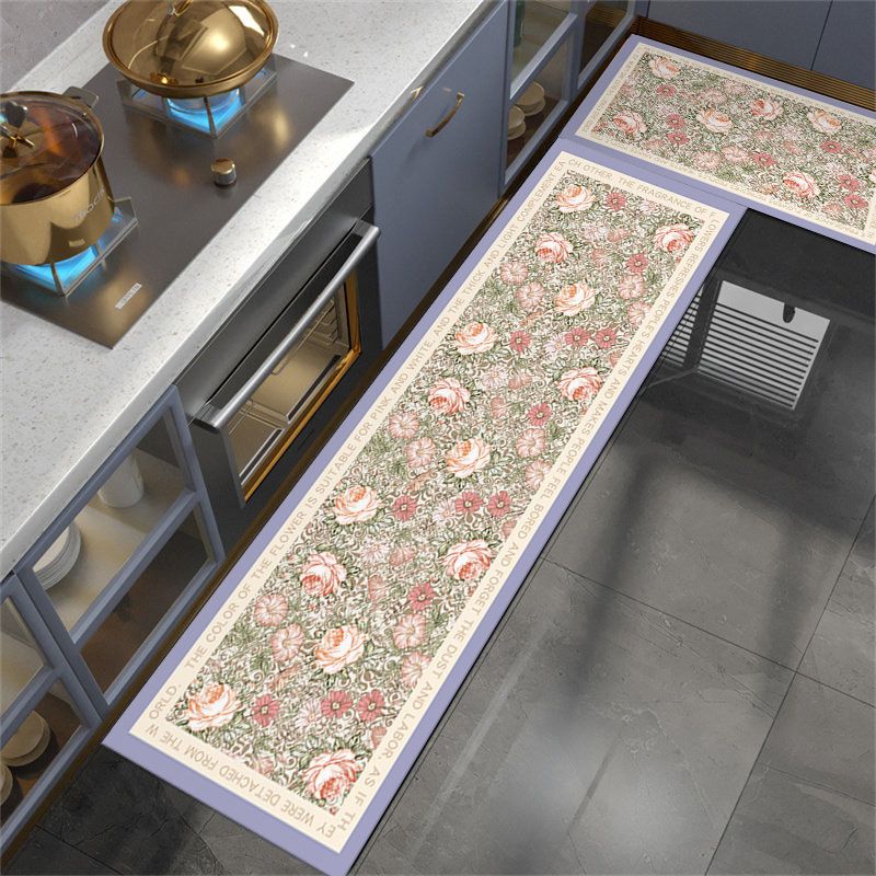 Anti-slip Kitchen Mat for Floor Mat Washable Carpet Absorbent Entrance Doormat