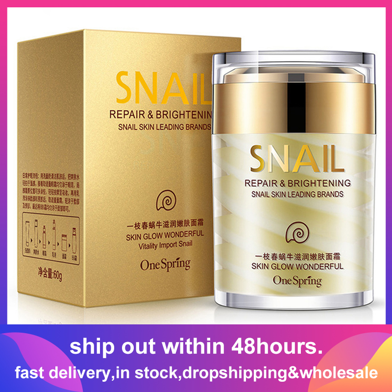 Best of 60g Natural Snail Cream Facial Moisturizer Face Cream Whitening Ageless Anti Wrinkles Lifting Facial Firming Skin Care Reviews & Tips