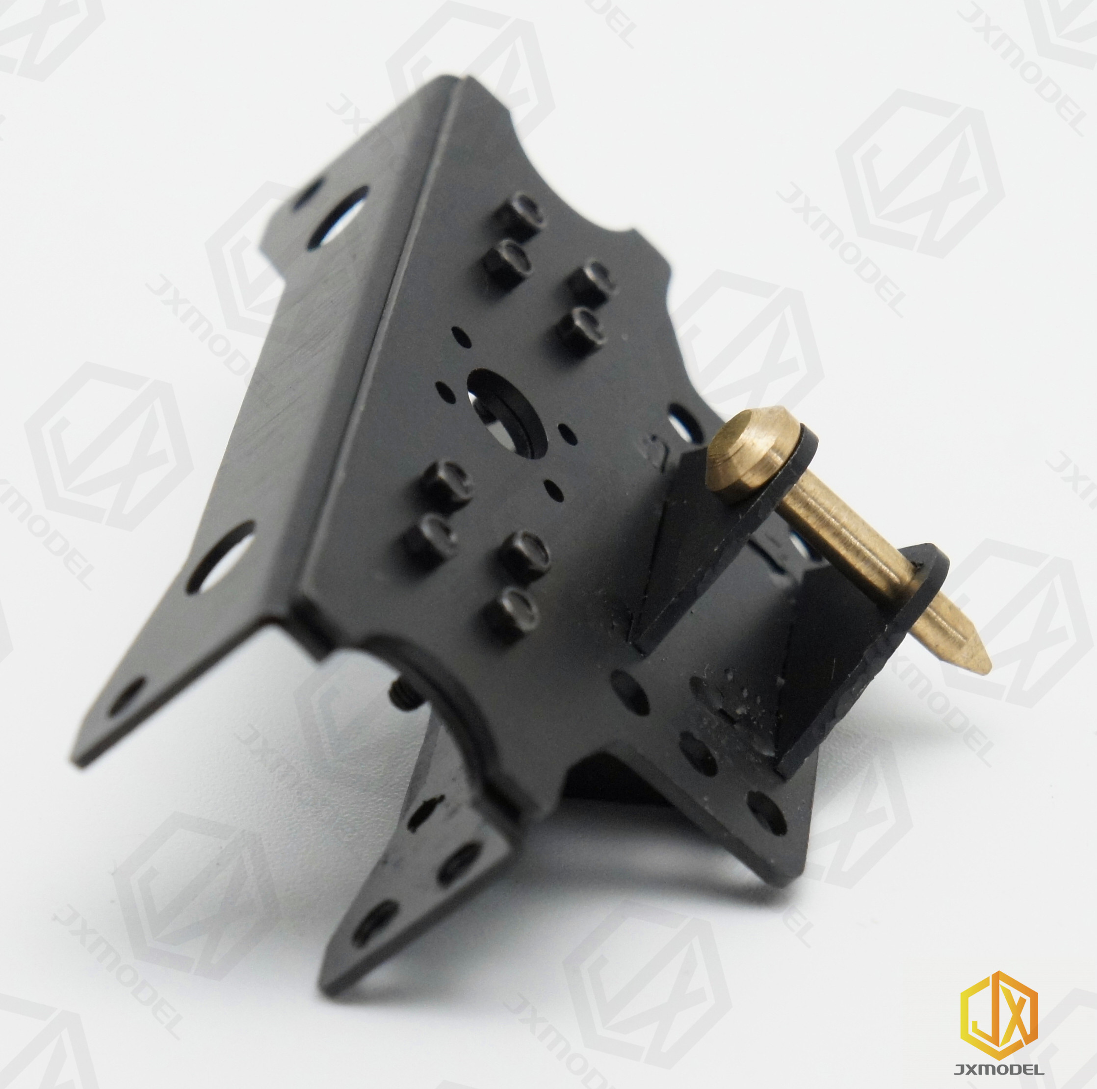 Heck-Abschlepphaken-JXmodel für Tamiya-Automodell 1:14 Schlammkopf schwerer Anhänger-Muldenkipper für MAN F2000 Scania Man Volvo Teile – Detail 3