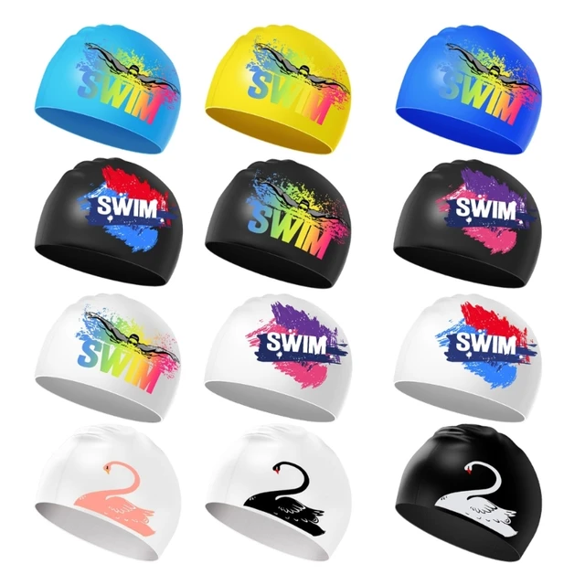 Swimming Cap Silicone Swim Caps Waterproof Elastic Swimming Hat