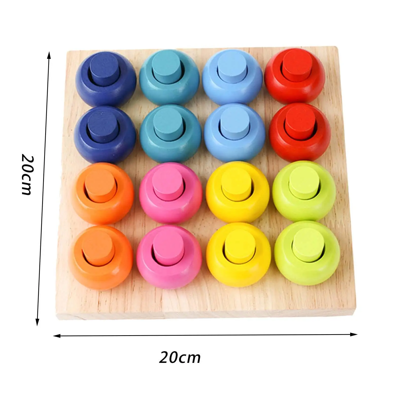 Math Peg Number Boards Interactive Cognitive Montessori Colour Sorting Puzzle Pegs rings Stacker for Baby Kids Toddler Preschool