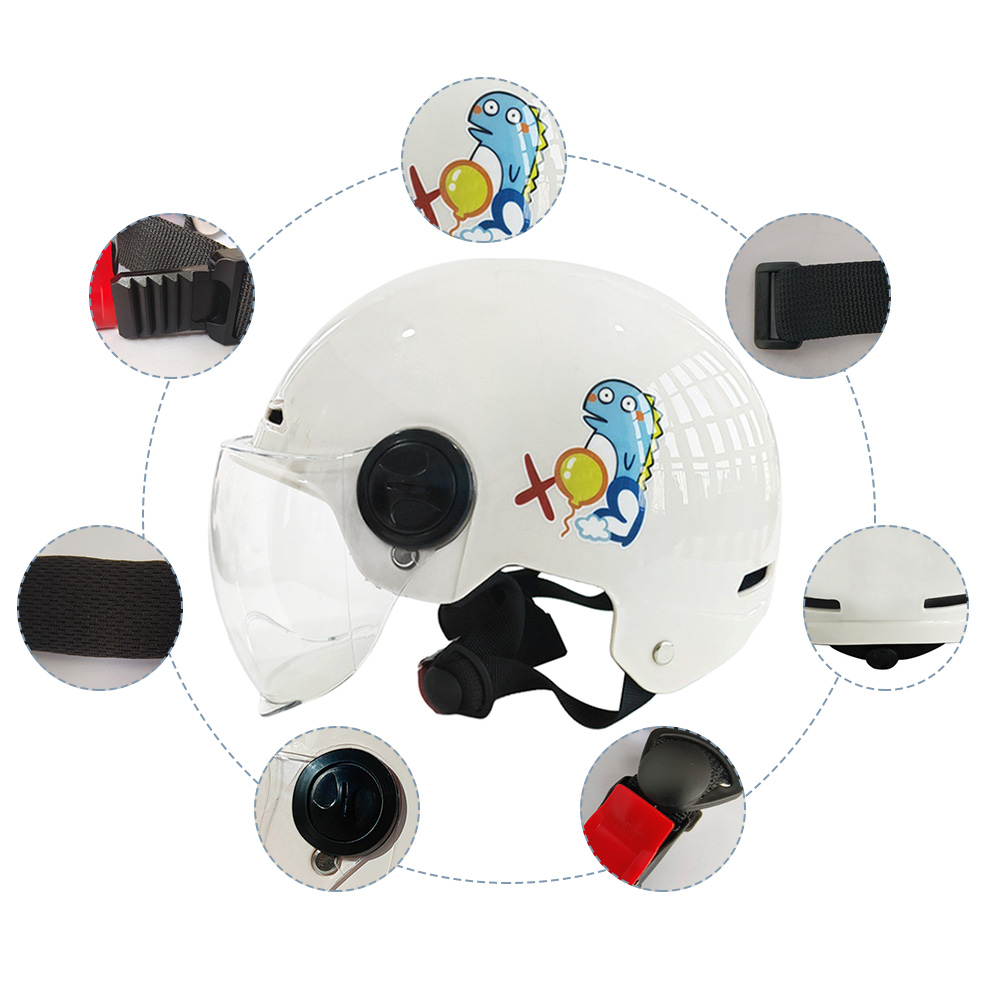 Universelle E-Bike-Helme, stoßfeste Sicherheitskissen-Helme, Fahrradzubehör – Detail 6