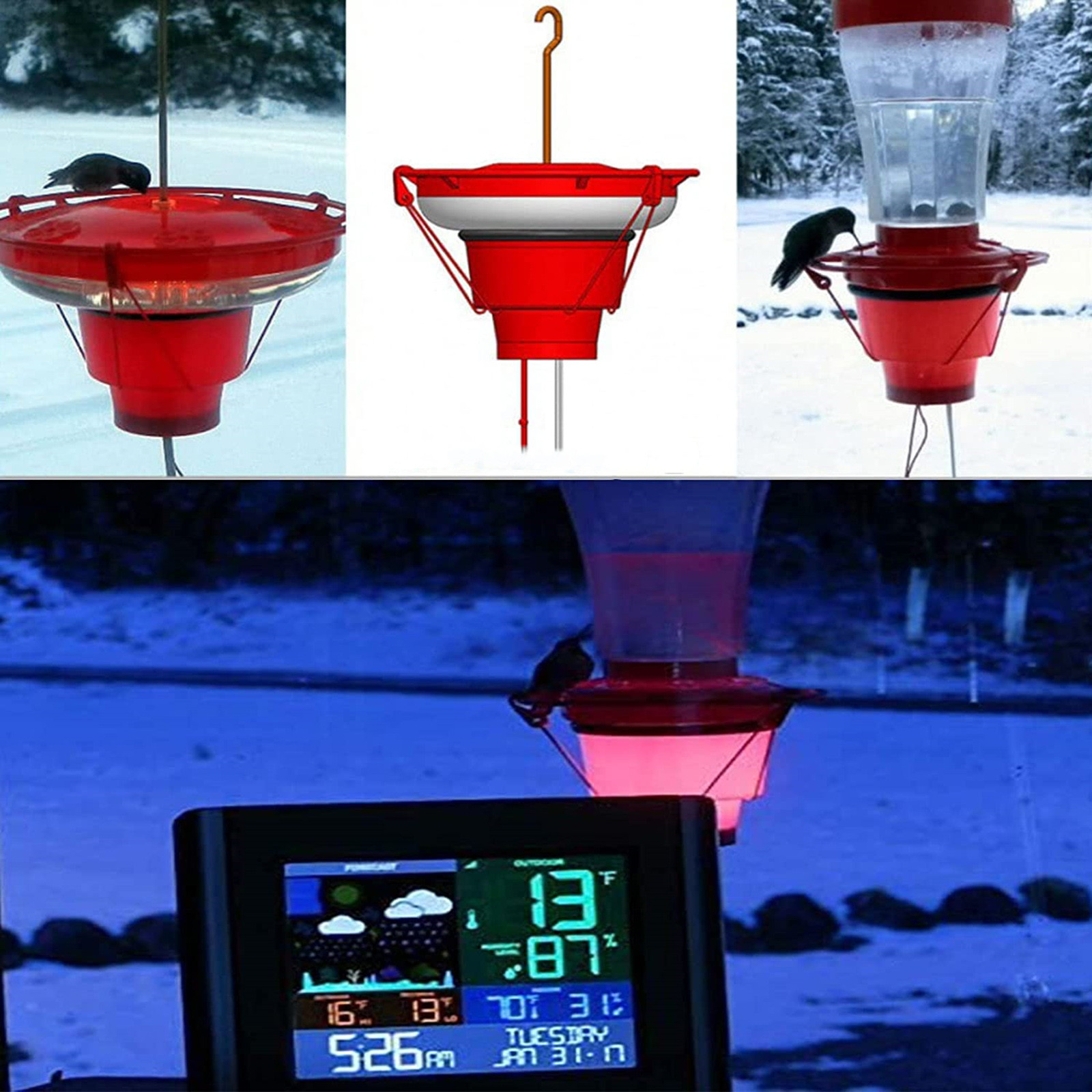 Title 3, Heated Hummingbird Feeders For Outdoors Warmer ...