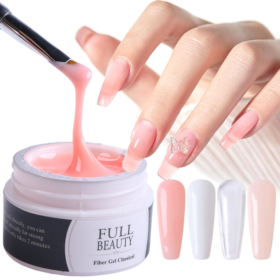 Best of 15ML Nail Extension Gel Nail Builder Pink White Clear Poly Builder Crystal Glue Soak Off Uv Manicure Long Lasting Diy Art Tool Reviews & Tips