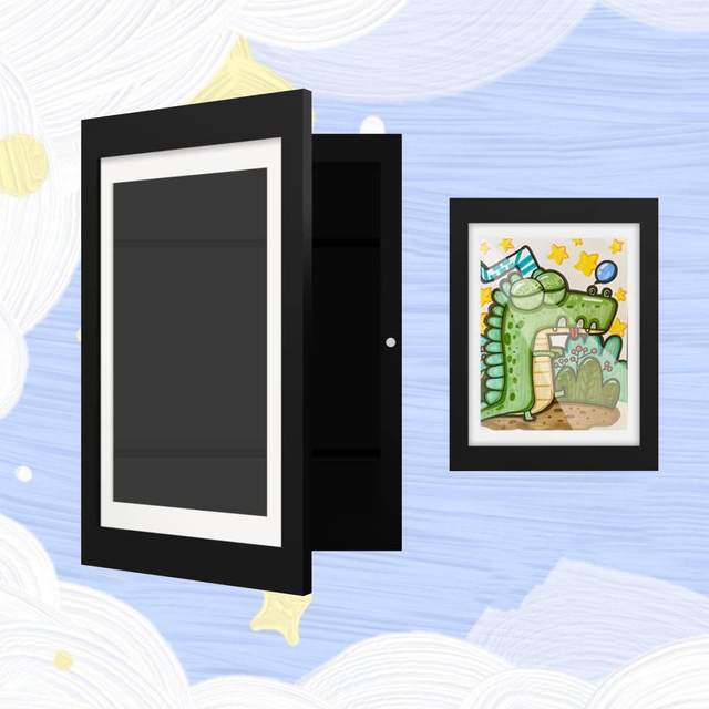 Children Art Frames Magnetic Front Open Artwork Storage Rack For Poster  Photo Drawing Paintings Pictures Display Beautiful Gift - AliExpress