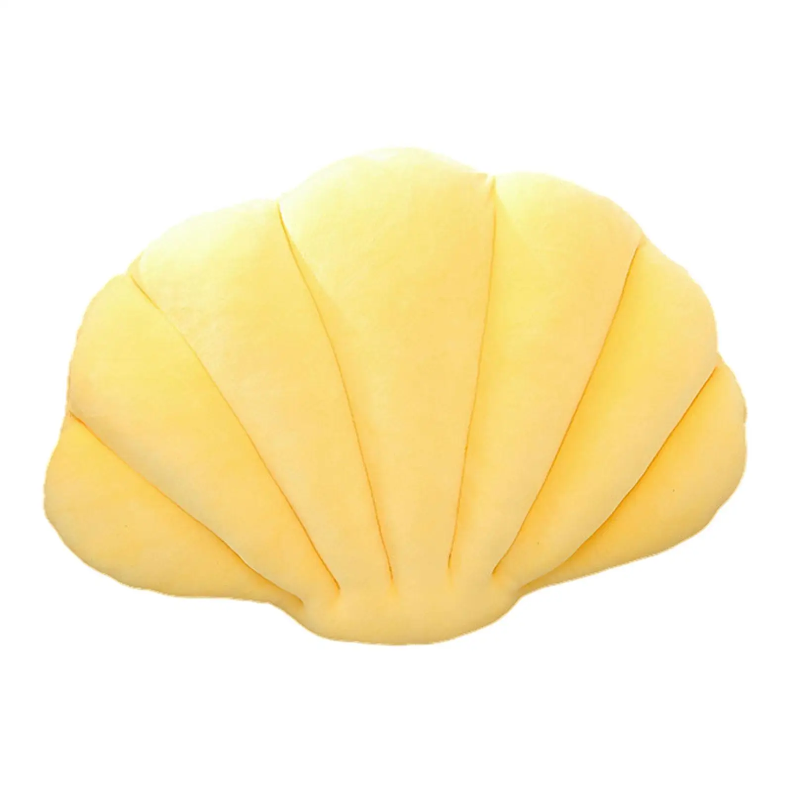 Shell Shaped Pillows Plush Pillow Ornament Multifunctional Cute Soft Floor Cushion for Office Couch Bedroom Bed Birthday Gifts