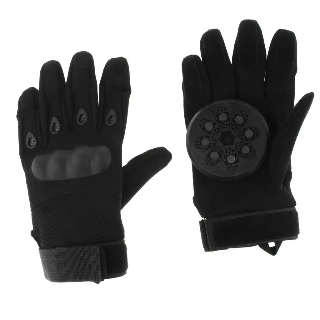 Outdoor Sports Slide Gloves for Skateboard & Longboard, Can Come Out Flames