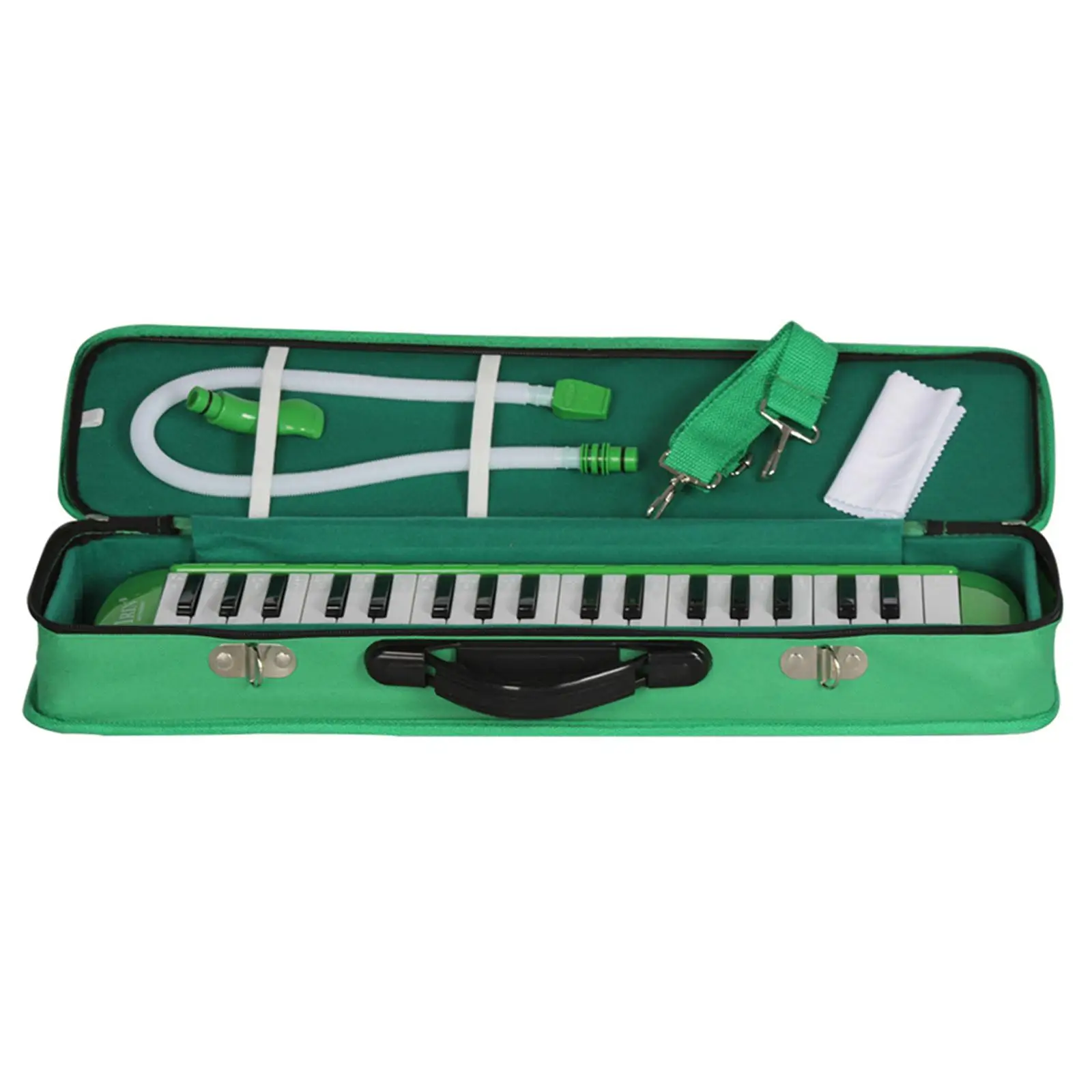 37 Keys Melodica Easy to Learn with Carrying Bag, Mouthpieces Tube Set Beautiful Sound Musical Instrument for Music Learning