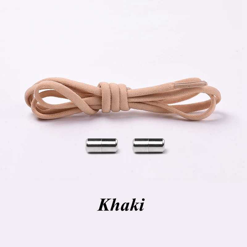 New 1Pair Elastic Locking Shoelaces Semicircle Shoelace Sneakers Shoe Laces Quick No Tie Shoelace Kids Adult Shoes Lace 21colors