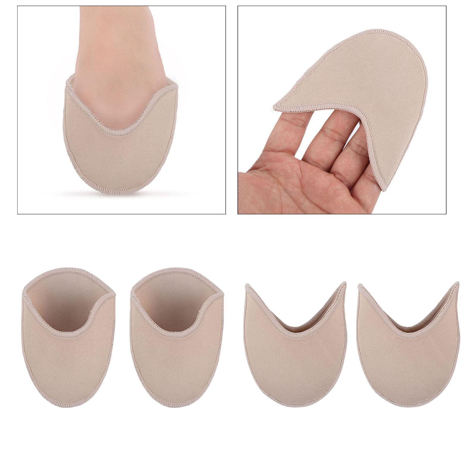 2Pieces Ballet Dance Pointe Shoe Socks Pads Soft for Ballet Dancer Cushion