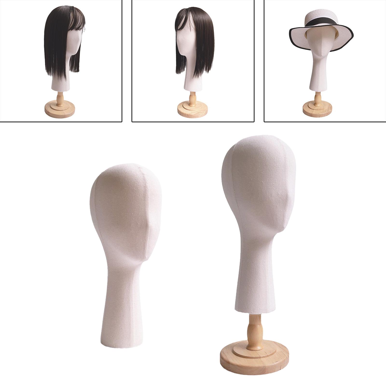 Mannequin Manikin Head Lightweight Stable Versatile Easy to Use Hair Head Stand for Display Styling Caps Headset Hairpieces