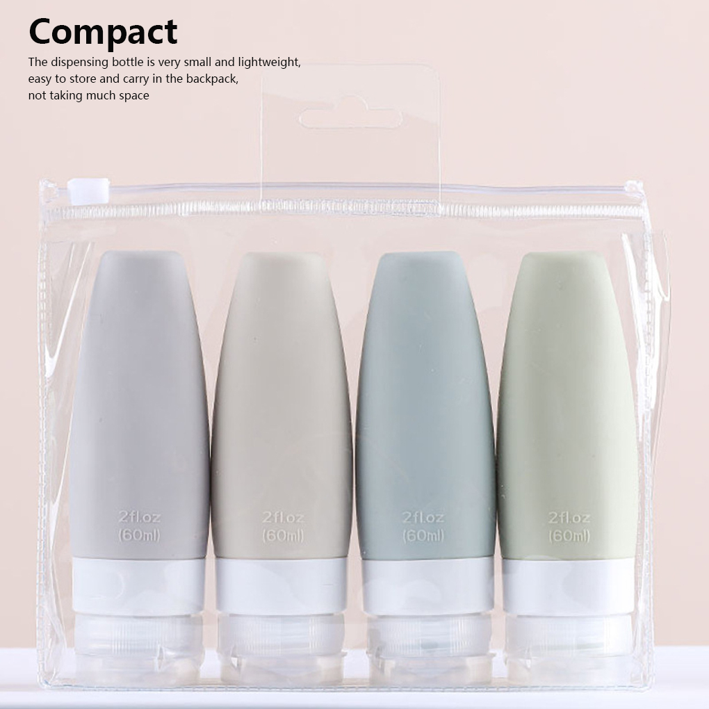 Best of Travel Silicone Dispenser Bottle Toothpaste Cosmetics Squeeze Tube Refillable Leakproof Dispensing Container Gifts Reviews & Tips